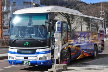 【定点観察】今日の諏訪・岡谷線　中央高速バス１月５日①