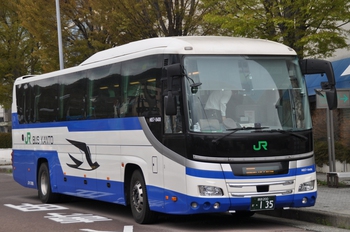 【定点観察】諏訪・岡谷線　中央高速バス４月１２日