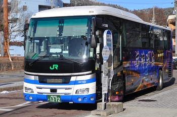 【定点観察】今日の諏訪・岡谷線　中央高速バス１月１２日①