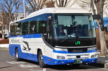 【定点観察】諏訪・岡谷線　中央高速バス１月１２日②