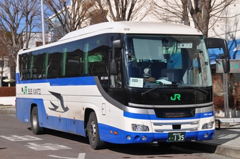 【定点観察】諏訪・岡谷線　中央高速バス１月１９日②