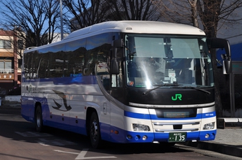 【定点観察】今日の諏訪・岡谷線　中央高速バス２月９日①