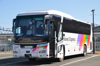【定点観察】諏訪・岡谷線　中央高速バス２月９日③