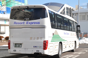 【定点観察】今日の諏訪・岡谷線　中央高速バス２月１４日