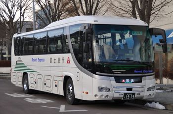【定点観察】今日の諏訪・岡谷線　中央高速バス２月１７日