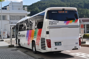 【定点観察】今日の諏訪・岡谷線　中央高速バス９月３０日