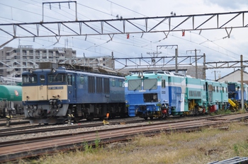 南松本駅にて貨物列車を撮る　１０月５日