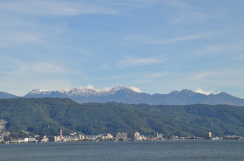 八ヶ岳　初冠雪？