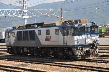 南松本駅にて貨物列車を撮る　１０月１２日
