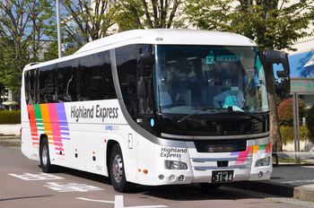 【定点観察】今日の諏訪・岡谷線　中央高速バス１０月１４日