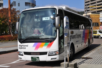 【定点観察】今日の諏訪・岡谷線　中央高速バス１０月３０日①