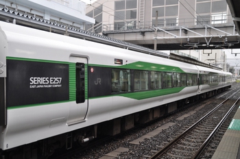 Ｅ２５７系　臨時あずさ運行　１０月９日