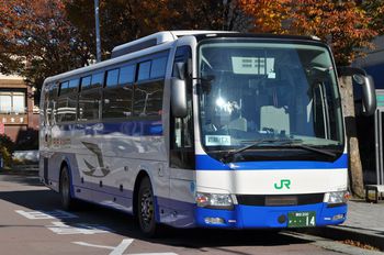 【定点観察】今日の諏訪・岡谷線　中央高速バス１１月１６日