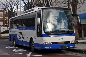 【定点観察】今日の諏訪・岡谷線　中央高速バス１１月２３日