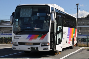 【定点観察】諏訪・岡谷線　中央高速バス１０月１５日②