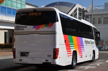 【定点観察】諏訪・岡谷線　中央高速バス１１月９日②