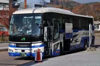 【定点観察】今日の諏訪・岡谷線　中央高速バス１１月１９日