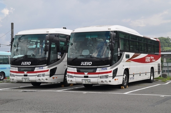 【定点観察】諏訪・岡谷線　中央高速バス７月３１日②