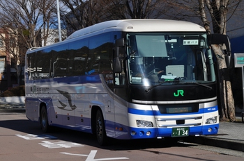 【定点観察】今日の諏訪・岡谷線　中央高速バス１２月７日①