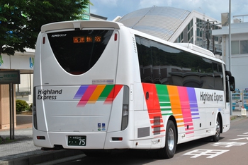 【定点観察】諏訪・岡谷線　中央高速バス７月１２日②