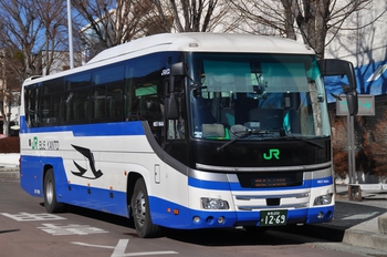 【定点観察】今日の諏訪・岡谷線　中央高速バス１月１１日①