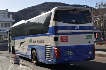 【定点観察】諏訪・岡谷線　中央高速バス１月１８日②