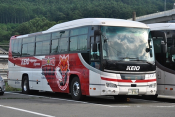 【定点観察】今日の諏訪・岡谷線　中央高速バス７月２３日