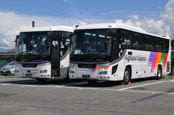 【定点観察】諏訪・岡谷線　中央高速バス７月２２日③