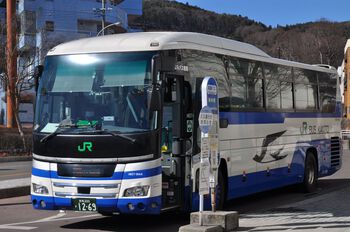 【定点観察】諏訪・岡谷線　中央高速バス２月５日①