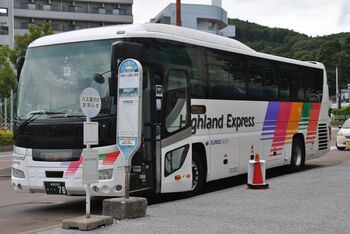 【定点観察】諏訪・岡谷線　中央高速バス８月９日②