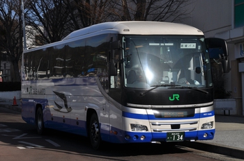 【定点観察】諏訪・岡谷線　中央高速バス２月１８日