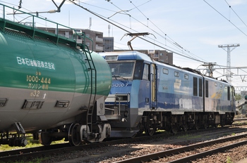南松本駅にて貨物列車を撮る　８月１０日