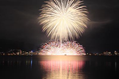 諏訪湖の花火　フィナーレ 2014　無料