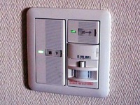 明るい玄関に