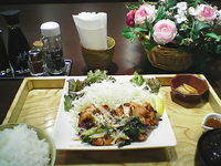 大戸屋「炭火焼き鶏ねぎ塩定食」