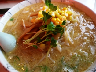 中華味銀で味噌ラーメン