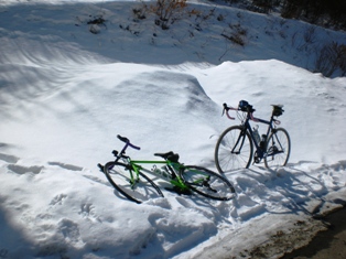 雪と自転車＠冬の信州を走る！