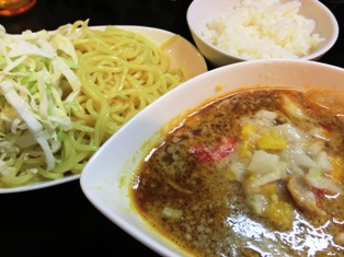 カレーつけ麺BOO！＠ラッキー食堂まとや