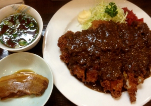 チキンカツカレーでガッツリ納め＠蕪村肉