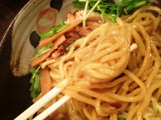 油そばをつけ麺でいただく！＠油そば 椿（上野）