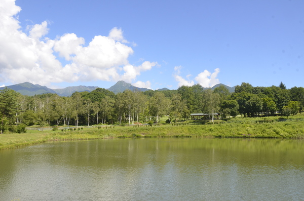八ヶ岳　原村　真夏の空