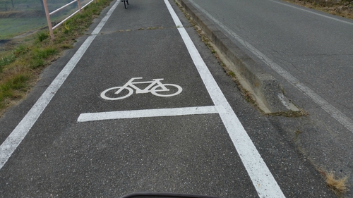 拾ヶ堰とあずみ野やまびこ自転車道①