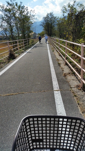 拾ヶ堰とあずみ野やまびこ自転車道①