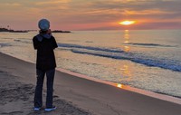 夏至はもうすぐ、穏やかな海と清々しい潮風 ☆ 直江津サンセット♪