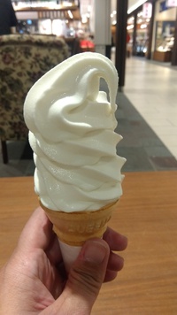 信州くらうど！長野駅ビルで甘酒ソフトクリーム！