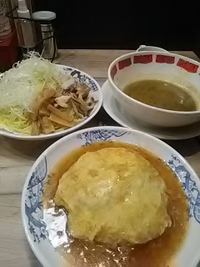 天津飯とつけ麺／バーミヤン大豆島店／２３年８月１５日
