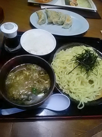 醤油つけ麺／くるまやラーメン川中島店／２４年５月１８日