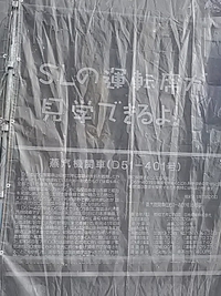 蒸気機関車Ｄ５１／塗装工事中／須坂市動物園内／２４年３月９日