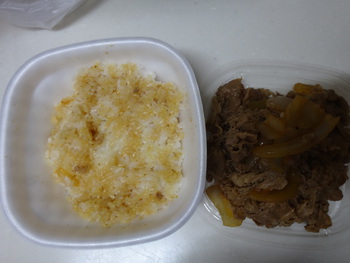 牛焼き飯(我流)