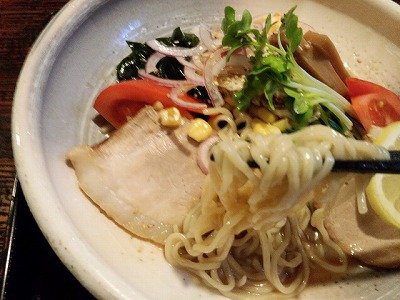 千曲市　地粉ラーメン亀屋、